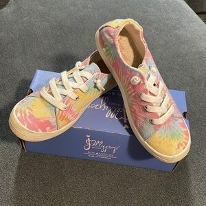 WOMEN'S Jellypop Dallas Tie-Dye Lace Up Casual Sneaker